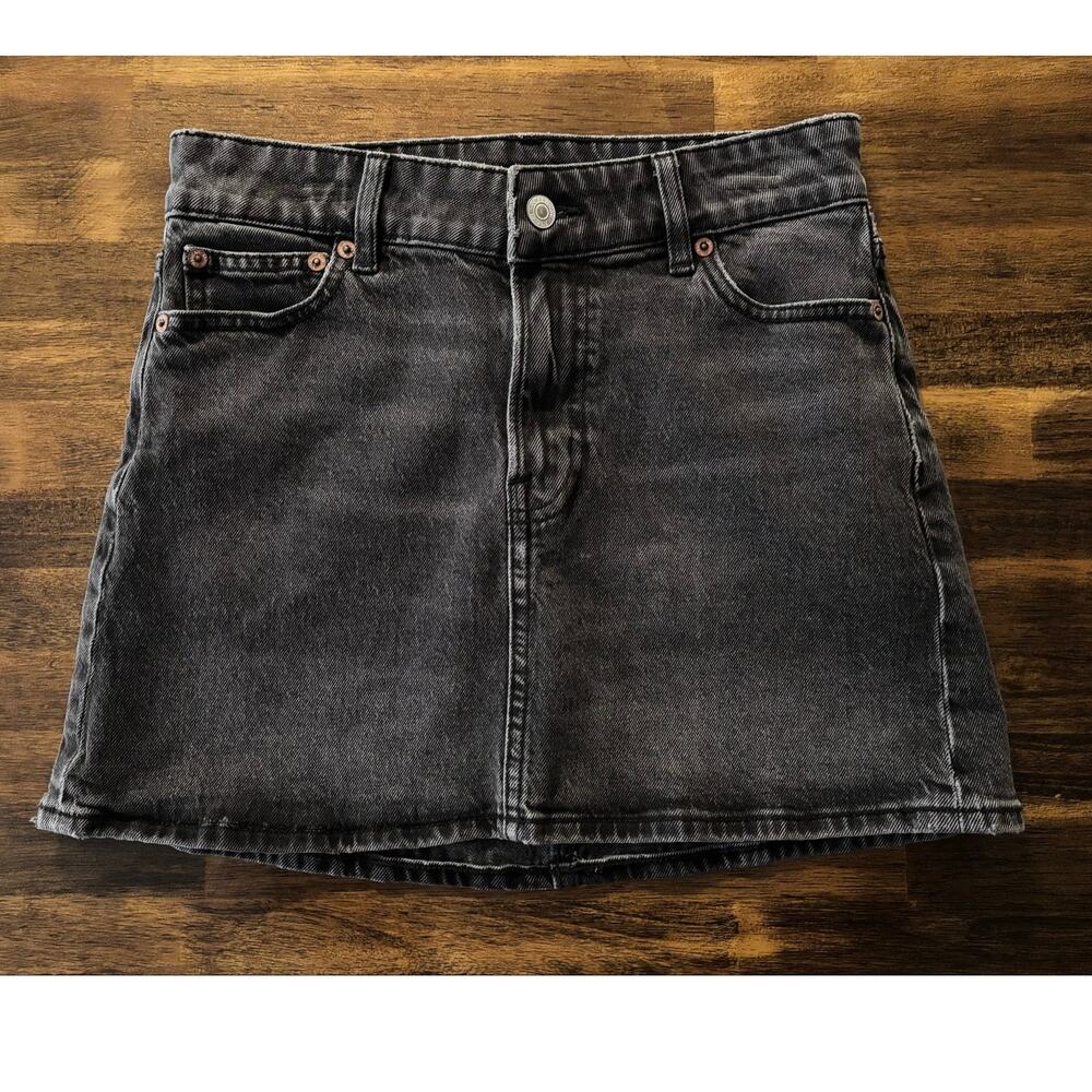 American Eagle Women's 0 Jean Skirt Perfect Mini Denim Short
